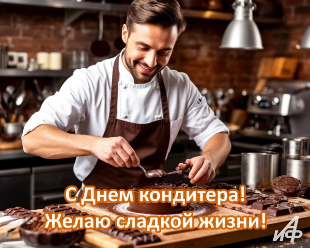 с днем кондитера открытка