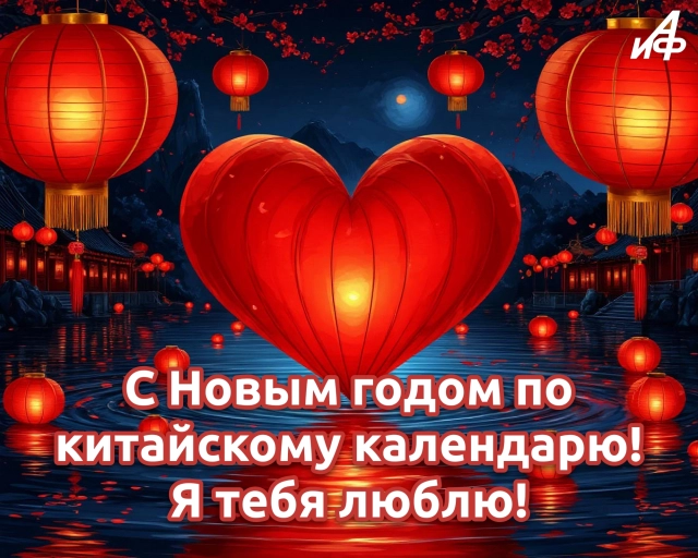 китайский новый год открытки