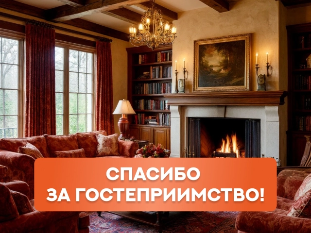 открытки спасибо за гостеприимство