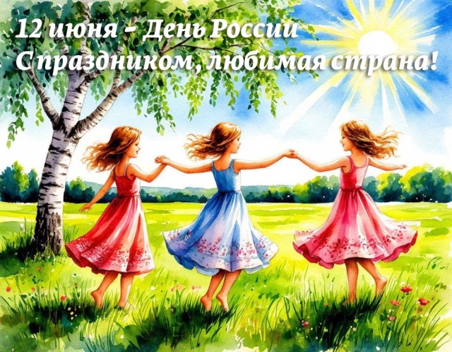 открытки День России