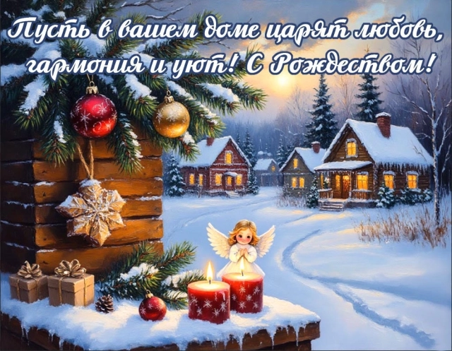 Рождество Христово октрытка