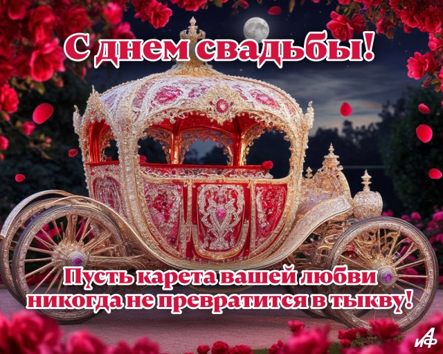 романтическая открытка свадьба любовь сказка скачать