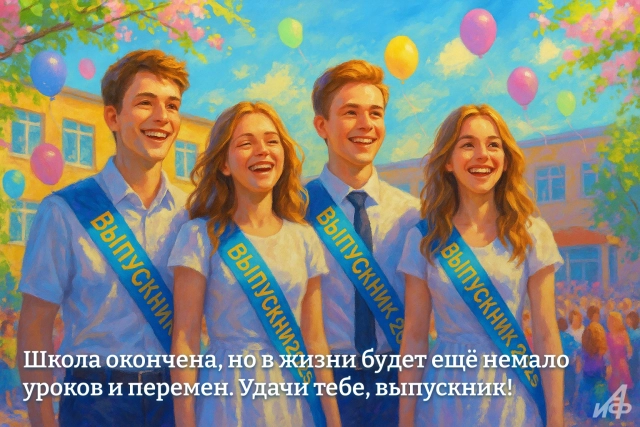 последний звонок открытка