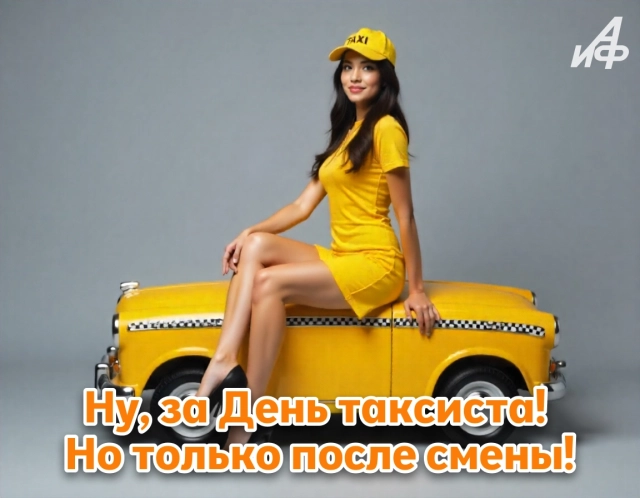 открытка день таксиста