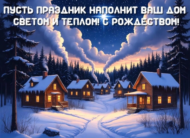 Рождество Христово октрытка