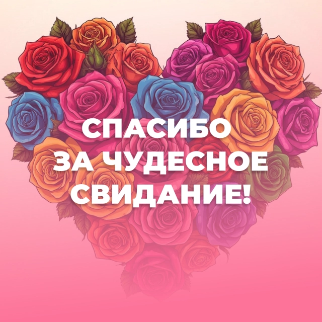 спасибо за свидание открытка