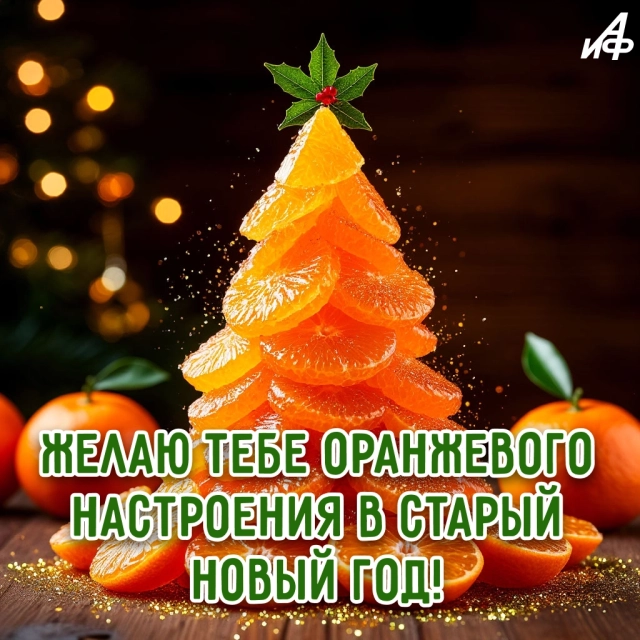 старый новый год открытка настроение