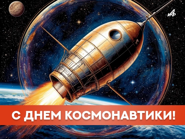 с днем космонавтики картинка