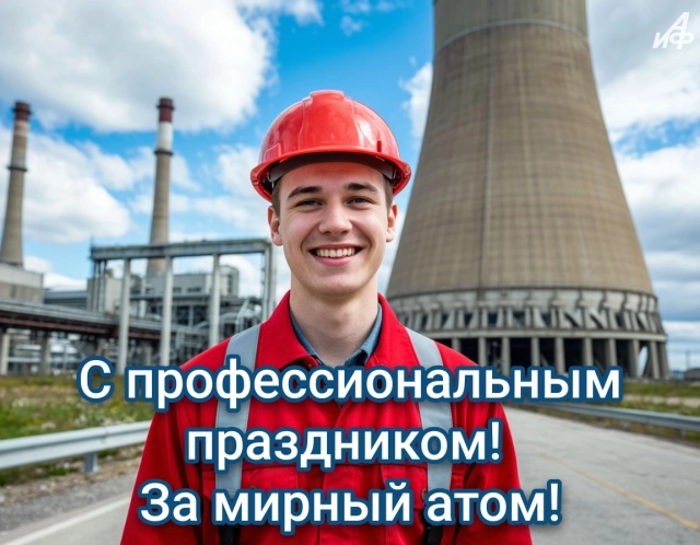 открытка день работника атомной промышленности