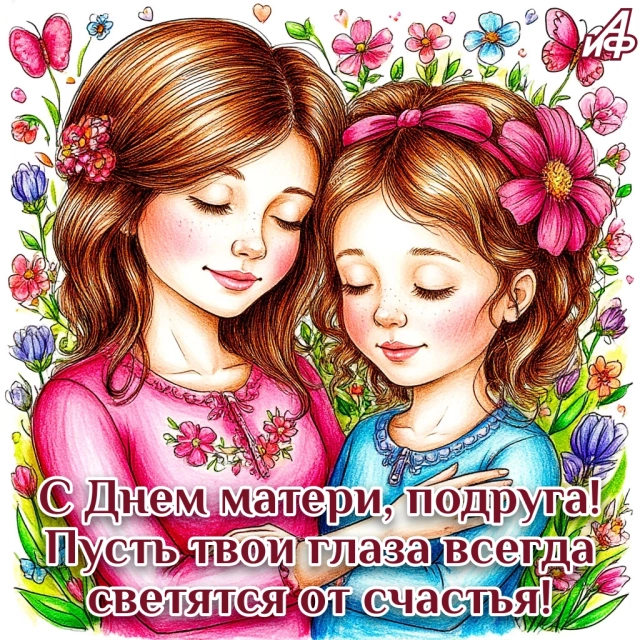 день матери открытка