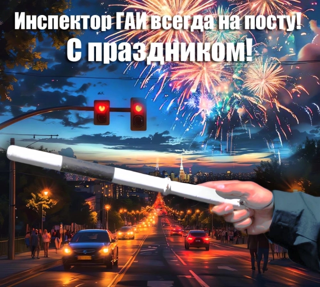 Яркие открытки на день ГАИ. Красивые картинки с поздравлениями для ГИБДД