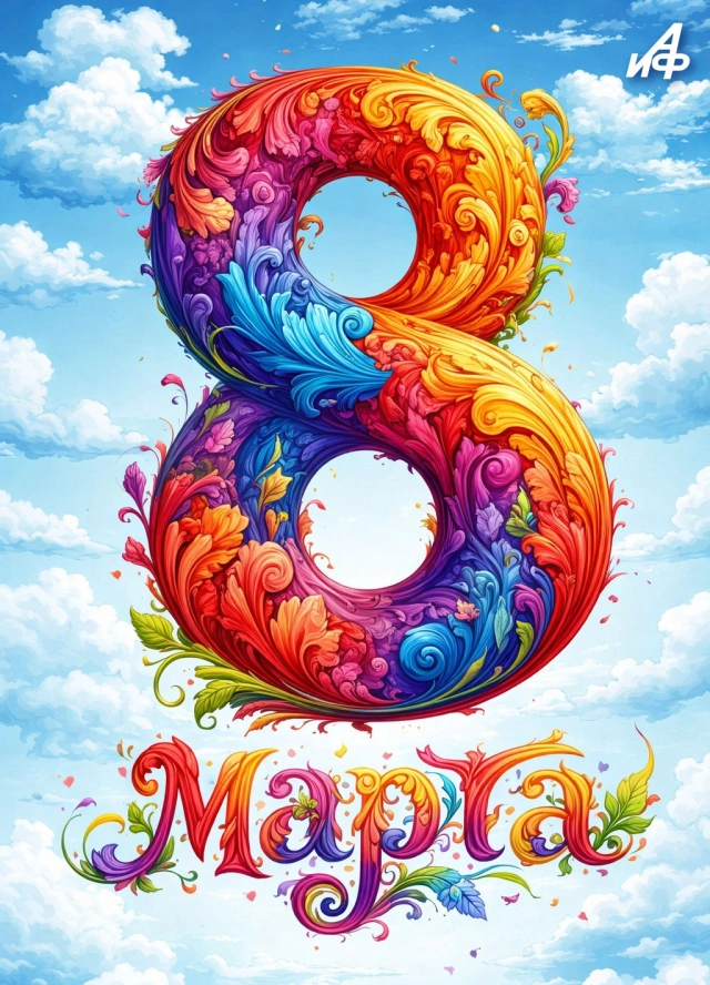 8 марта открытки