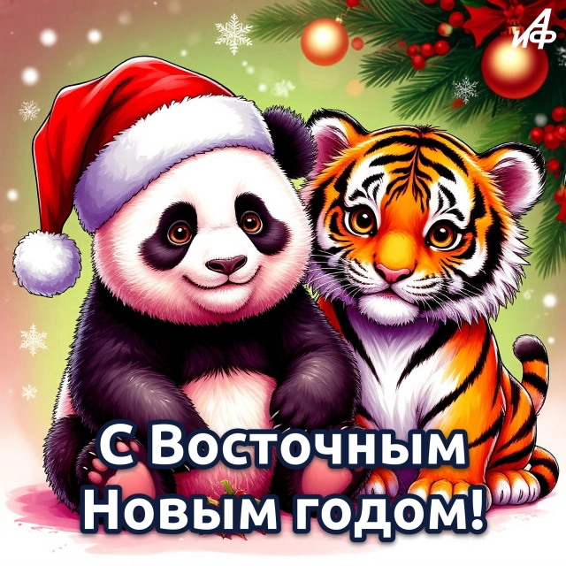 китайский новый год открытки