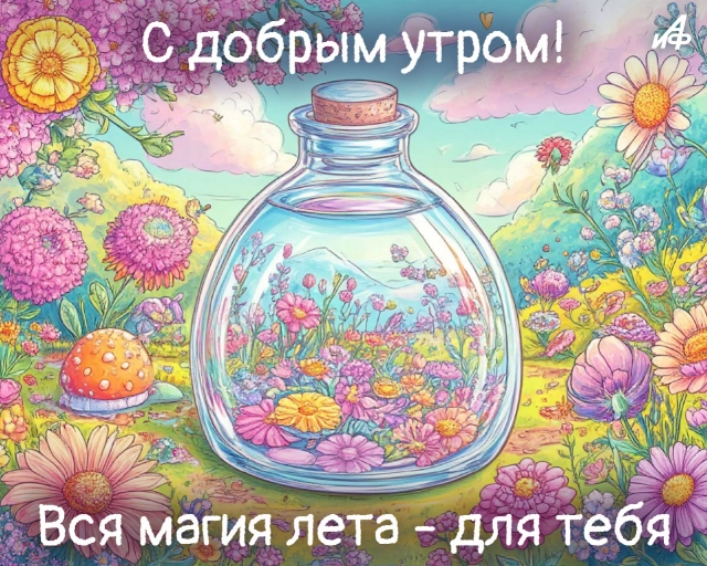 открытка с добрым утром магия
