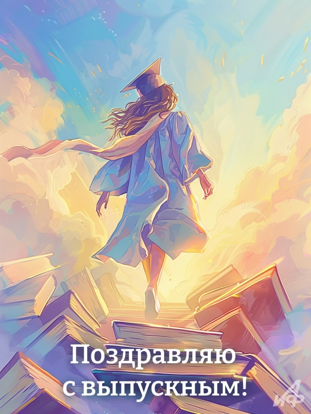 открытка выпускной