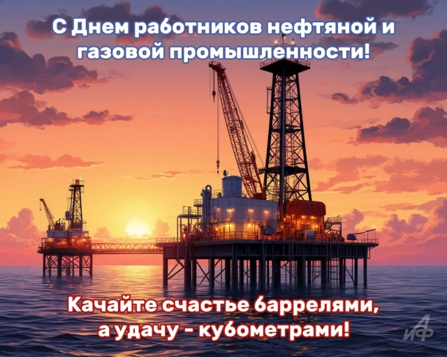 день работника нефтяной и газовой промышленности открытки
