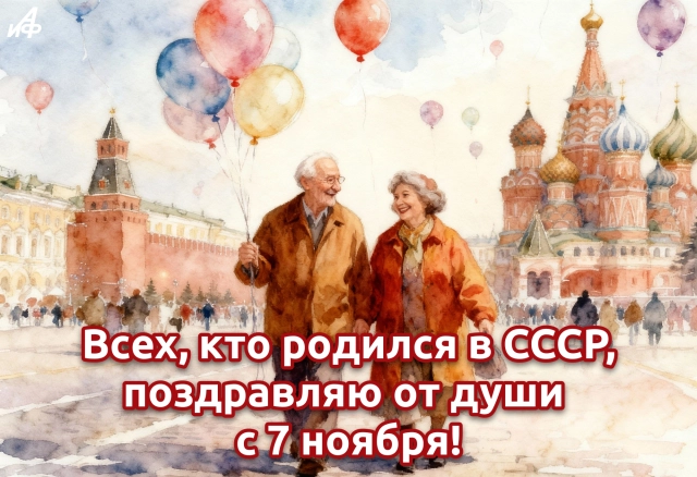 открытки 7 ноября
