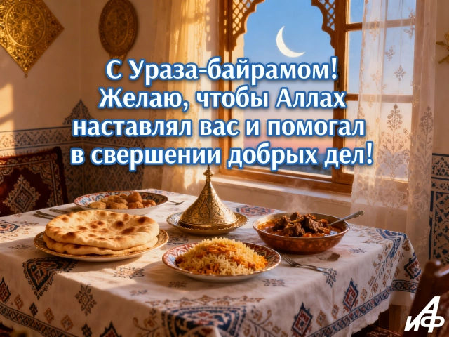 ураза-байрам открытка