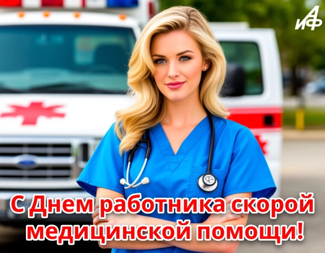 открытка с днем скорой помощи 28 апреля поздравление