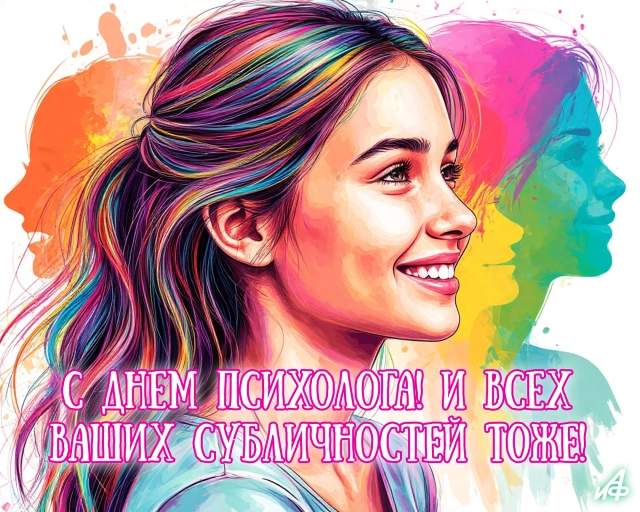 открытка для психолога