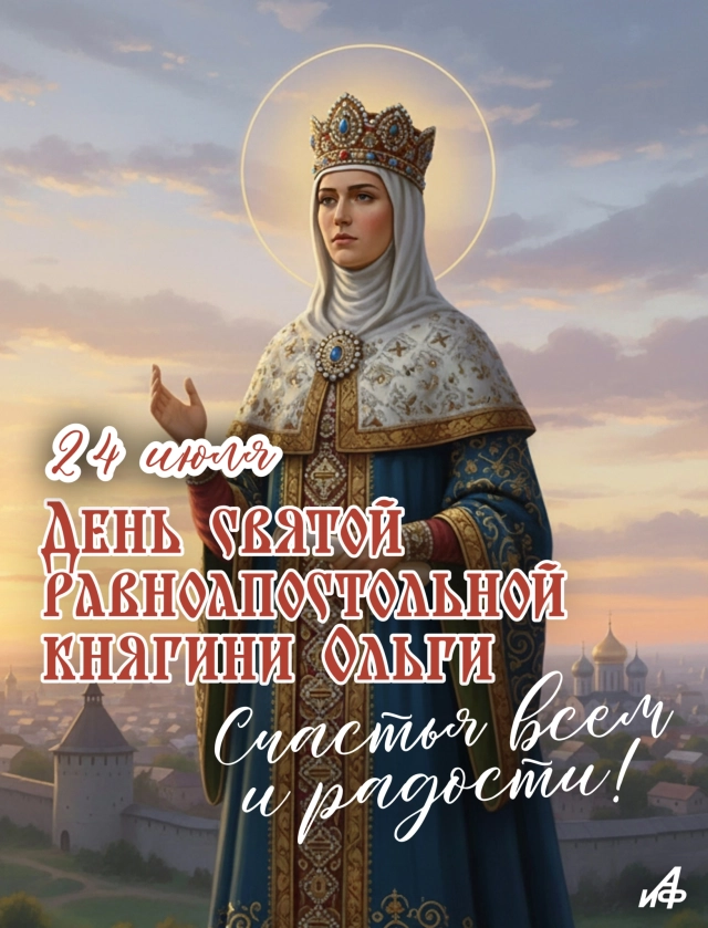 24 июля княгиня Ольга открытка именины