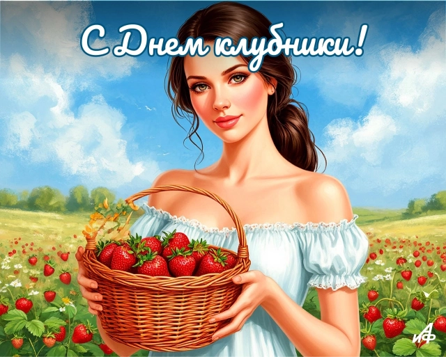30+ открыток с Днем клубники. Красивые картинки для дачников и влюбленных