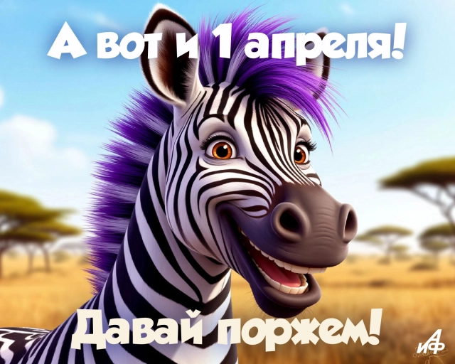 прикольная картинка 1 апреля с текстом