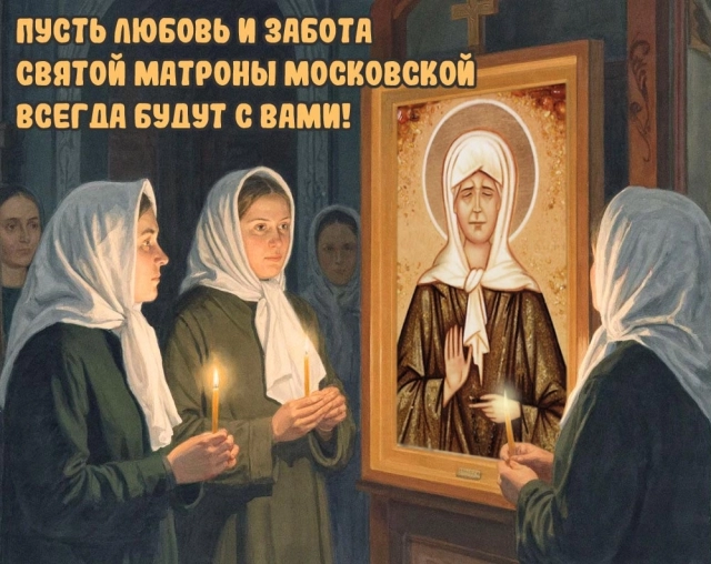 матрона московская открытки