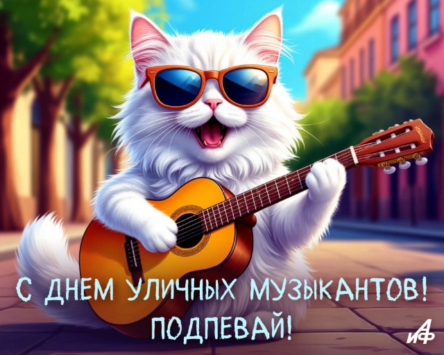 2 мая день уличного музыканта открытка