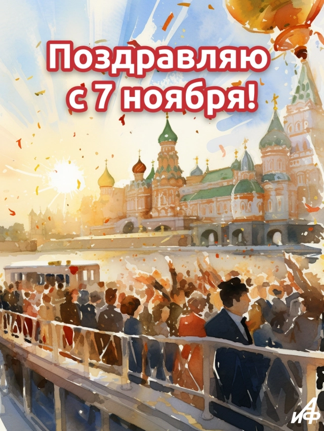 открытки 7 ноября