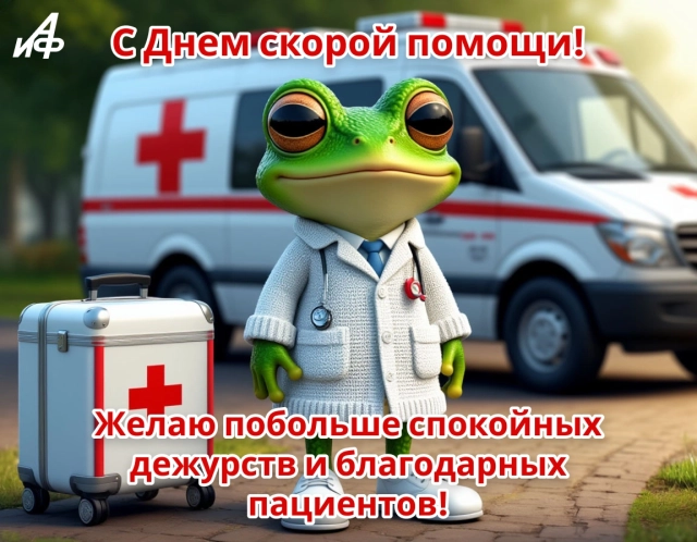 открытка с днем скорой помощи 28 апреля поздравление