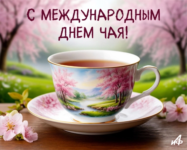 21 мая&nbsp;международный день чая открытка