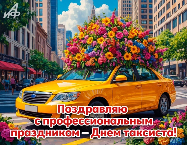 открытка день таксиста
