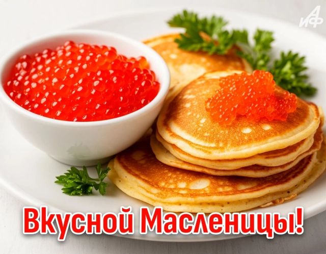 открытка масленица блины