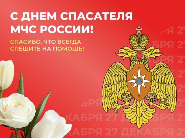 27 декабря&nbsp; день спасателей
