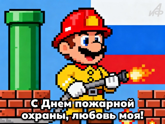 красивая открытка с днем пожарной охраны скачать